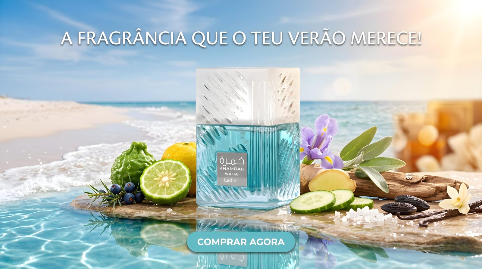 Khamrah Waha, Lattafa. A fragrância que o teu verão merece.